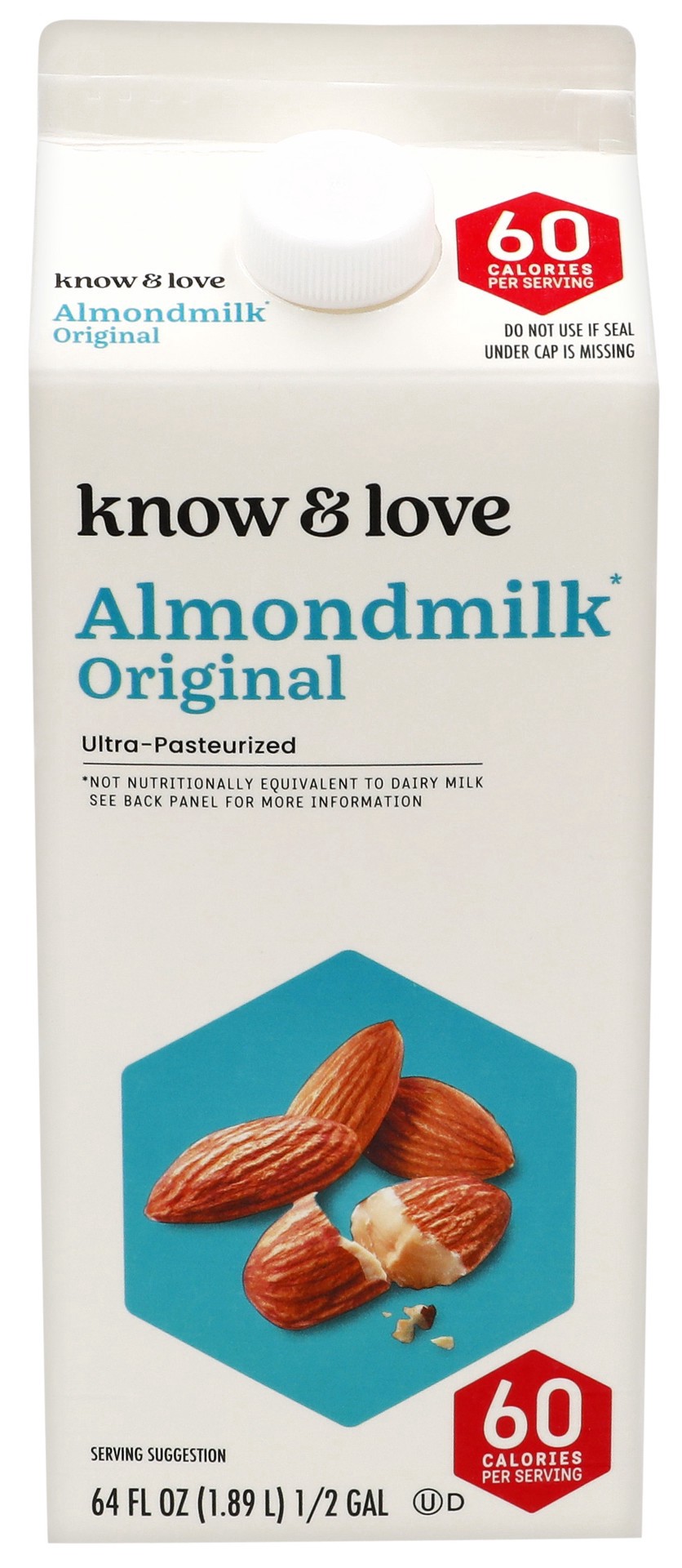 slide 1 of 1, know & love Original Almond Milk 64 Ounces, 64 oz