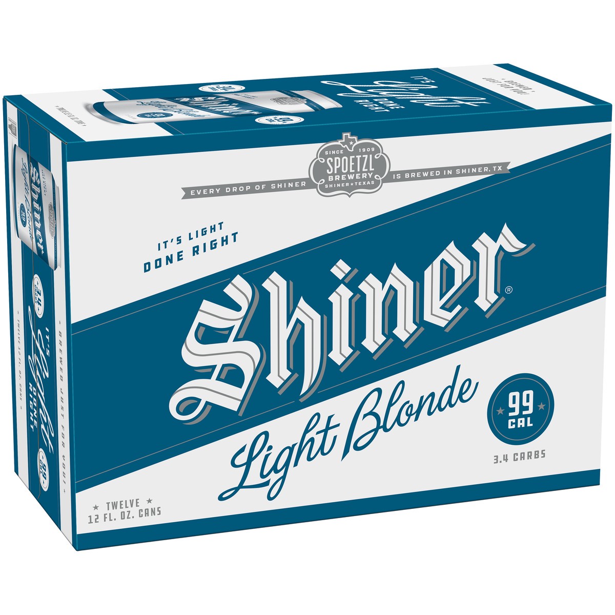 slide 6 of 8, Shiner Light Blonde Beer 12-12 fl. oz. Cans, 12 fl oz