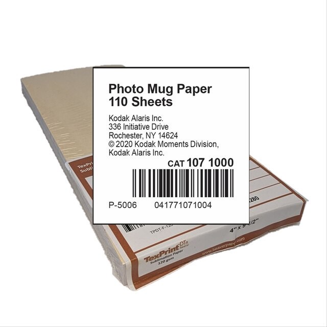 slide 1 of 1, KODAK Photo Mug Printer Paper, 1 ct