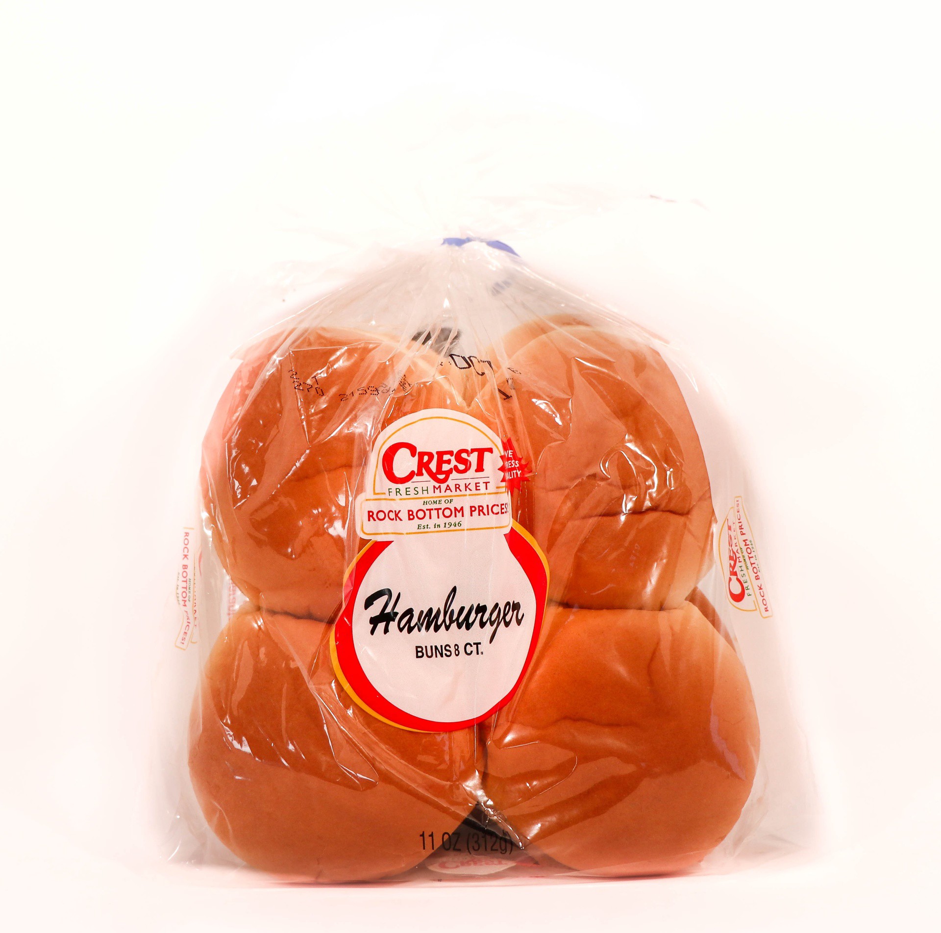 slide 1 of 1, Hamburger Buns, 8 ct