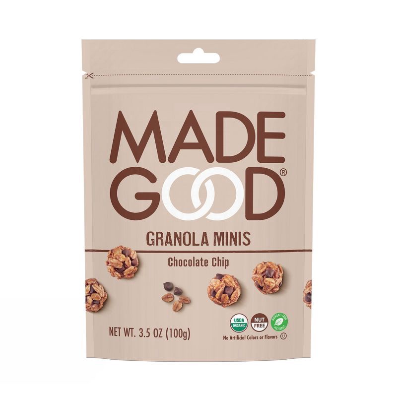 slide 1 of 9, MadeGood Chocolate Chip Granola Minis - 3.5oz, 3.5 oz