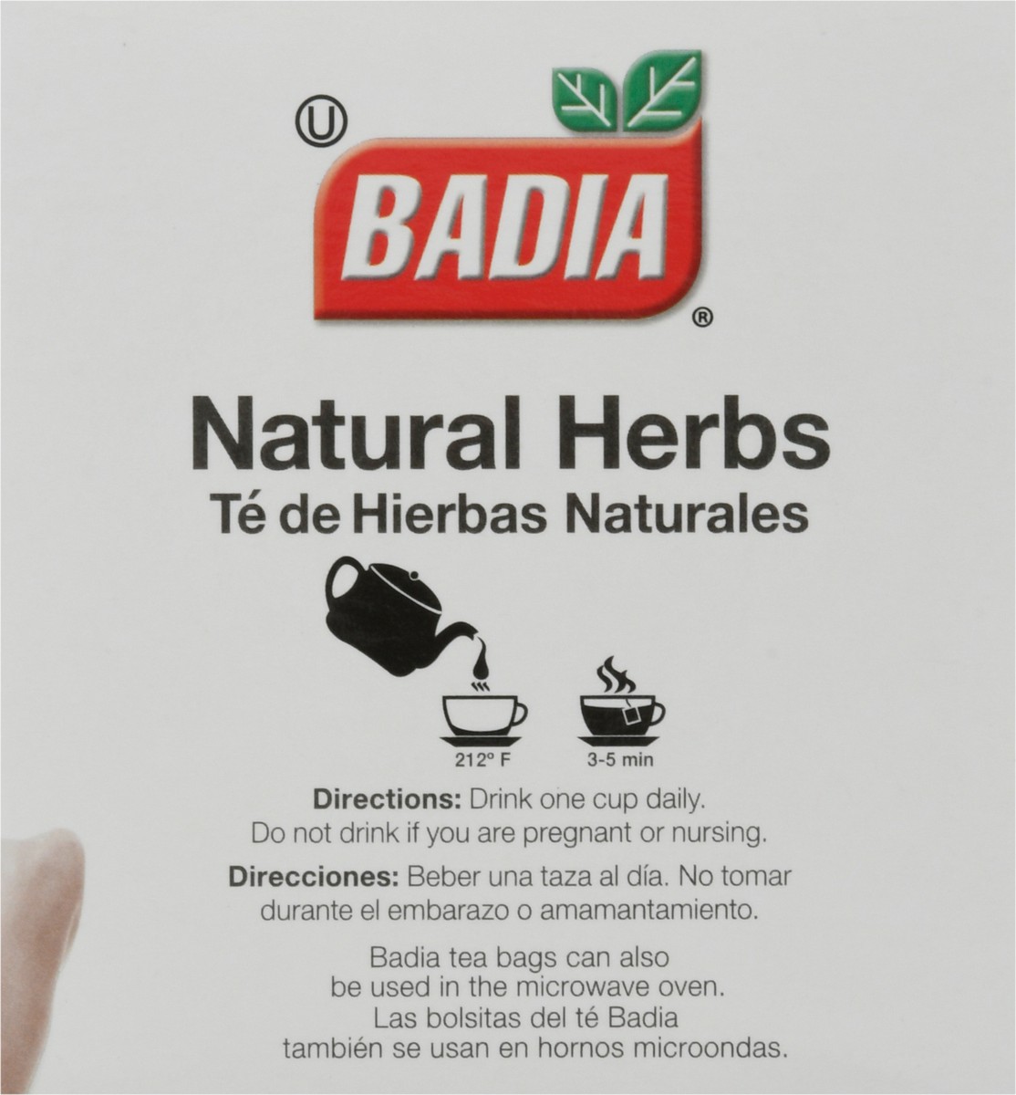 slide 8 of 9, Badia H*Badia Natrl Herb Teabag, 10 ct