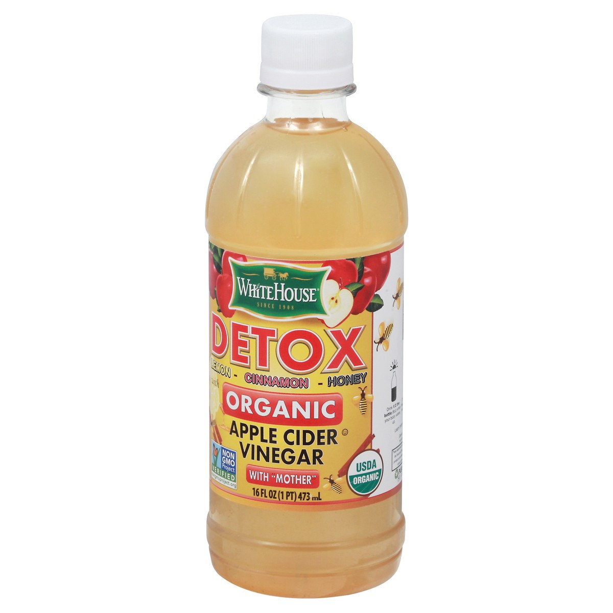 slide 8 of 9, White House Detox Organic Apple Cider Vinegar 16 fl oz, 16 fl oz