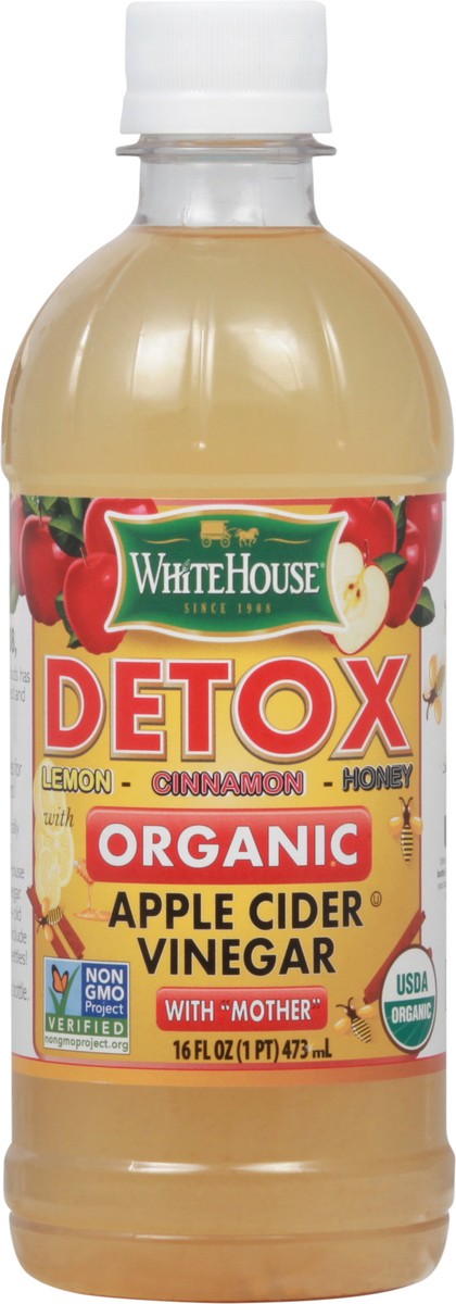 slide 3 of 9, White House Detox Organic Apple Cider Vinegar 16 fl oz, 16 fl oz