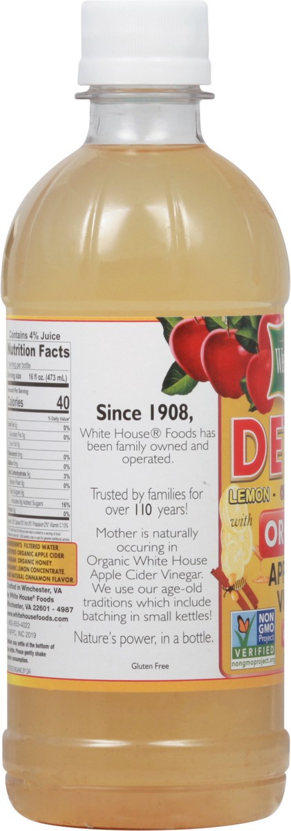 slide 7 of 9, White House Detox Organic Apple Cider Vinegar 16 fl oz, 16 fl oz