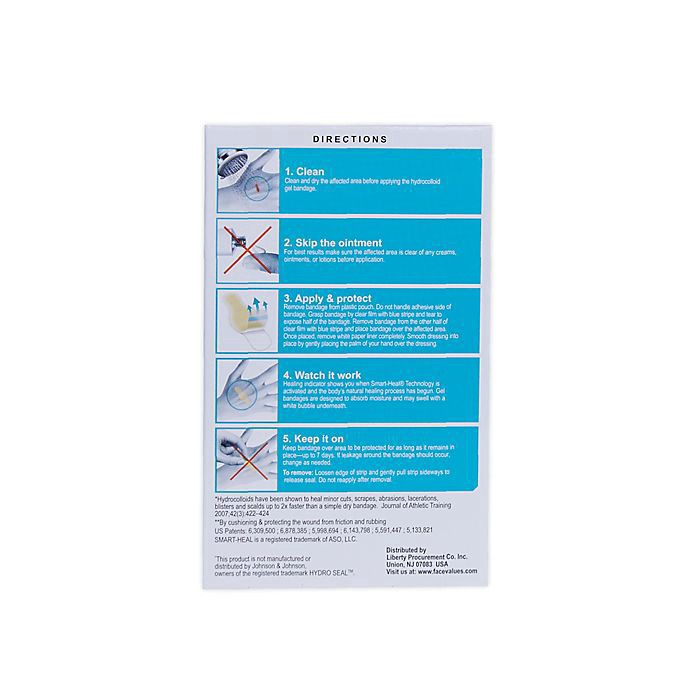 slide 2 of 2, Core Values Hydro Seal All-Purposes Bandages, 10 ct