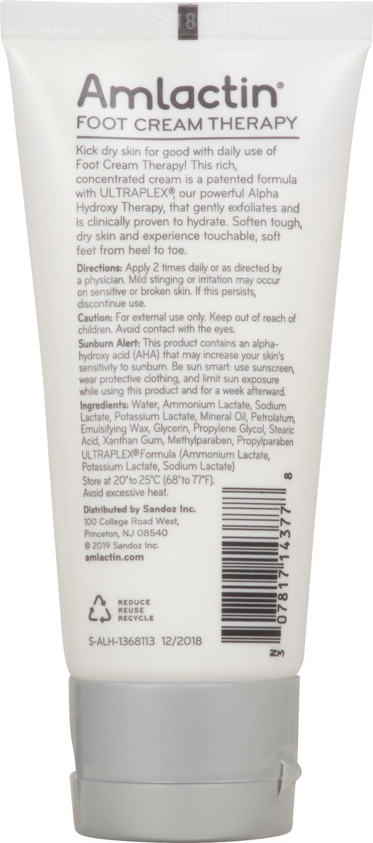 slide 8 of 10, AmLactin Foot Repair Foot Cream Therapy 3 oz, 3 oz