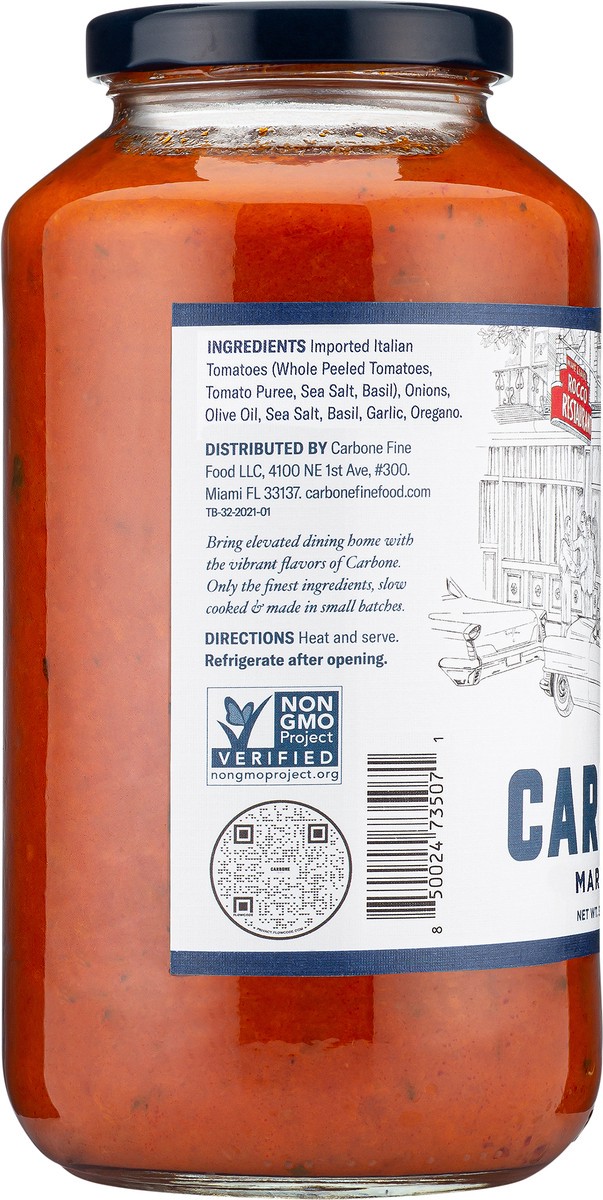 slide 6 of 7, Carbone Fine Food Marinara 32 oz, 32 oz
