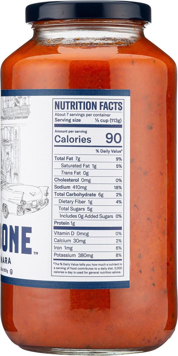 slide 3 of 7, Carbone Fine Food Marinara 32 oz, 32 oz