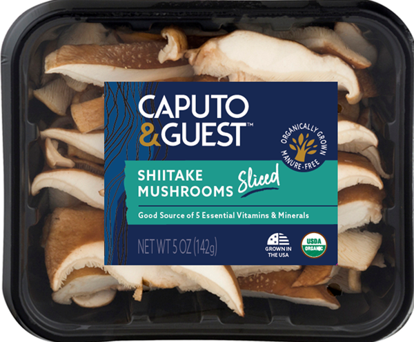 slide 1 of 1, C&G Sliced Shitake Mushrooms, 5 oz