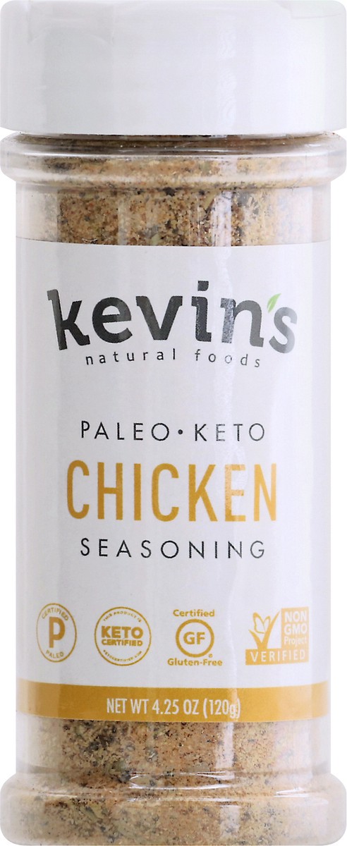 slide 1 of 9, Kevin's Natural Foods Chicken Seasoning 4.25 oz, 4.25 oz