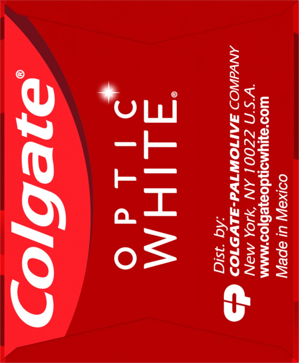 slide 4 of 7, Colgate Optic White Advanced Teeth Whitening Toothpaste, Stain Prevention, 3.2 Oz, 3.2 oz