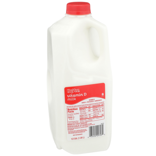 slide 1 of 1, Hy-vee Vitamin D Milk - 64 fl oz, 64 fl oz