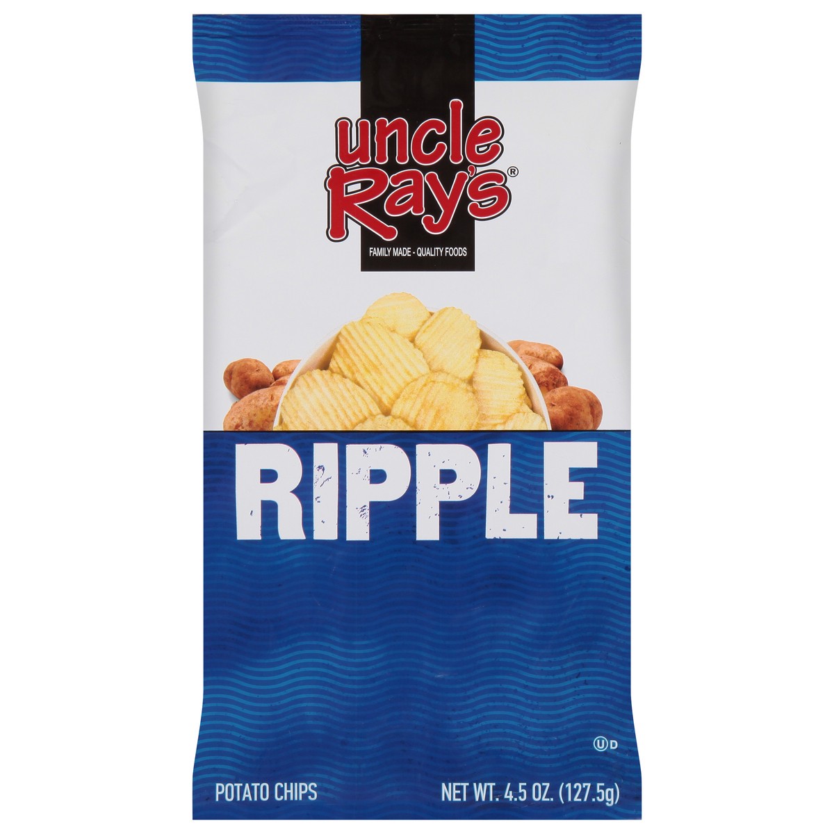 slide 2 of 13, Uncle Ray's Uncle Rays Ripple Chips, 4.5 oz