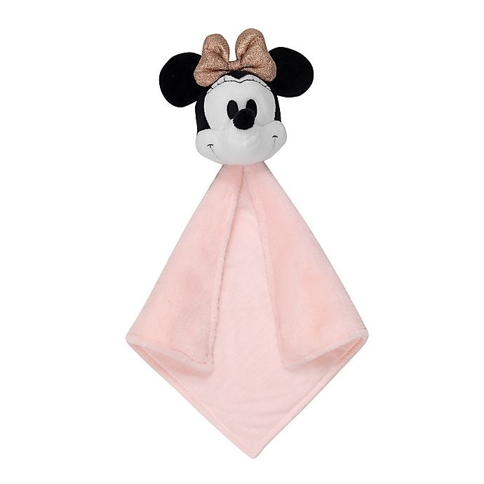 slide 1 of 3, Disney Minnie Mouse Security Blanket - Pink, 1 ct