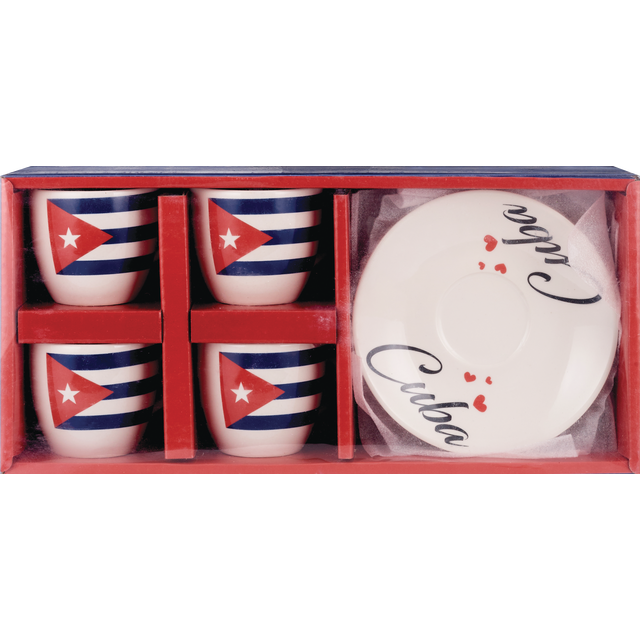 slide 1 of 1, BENE CASA 4Pc Cuba Espresso Set, 1 ct
