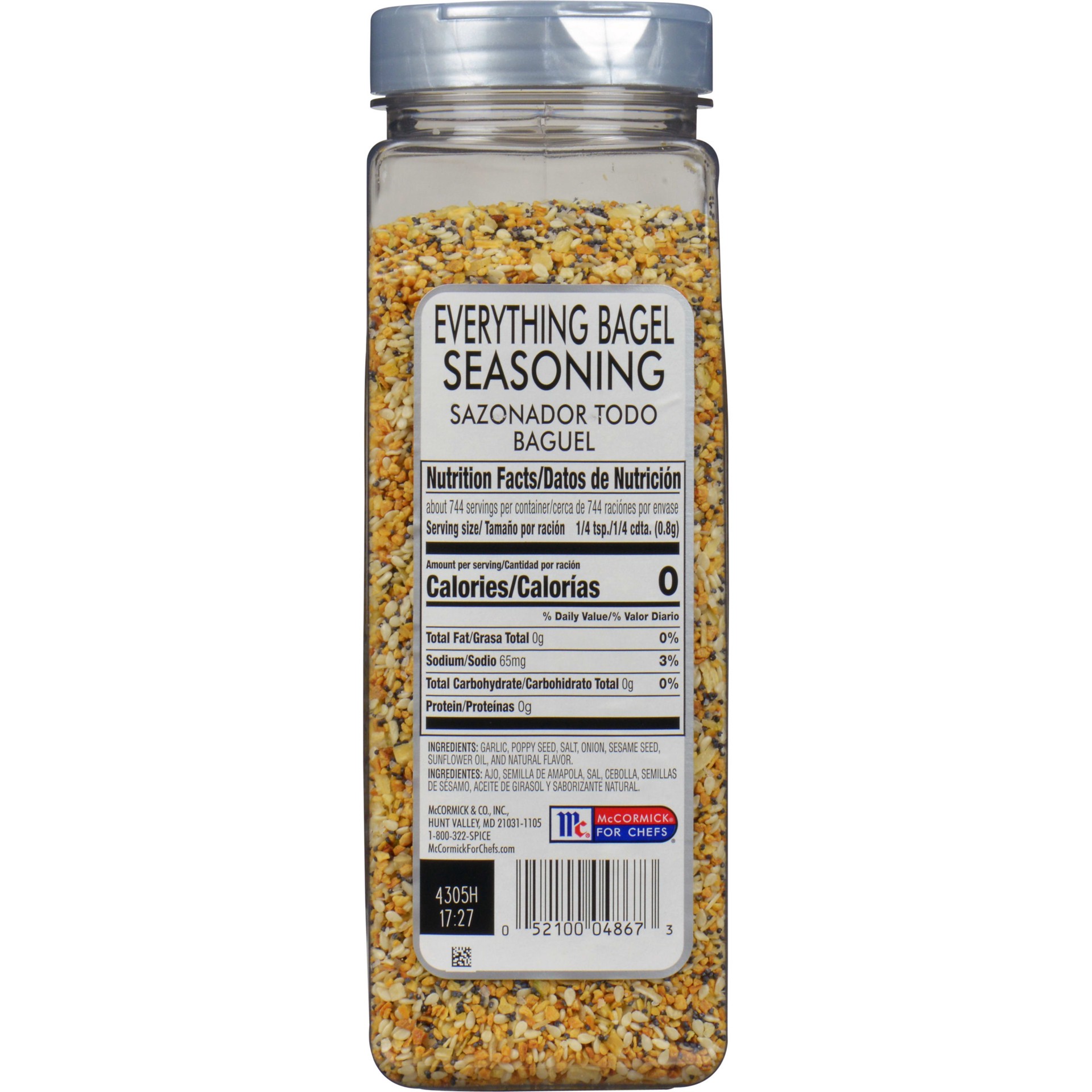 slide 5 of 5, McCormick Culinary Everything Bagel Seasoning, 21 oz, 21 oz