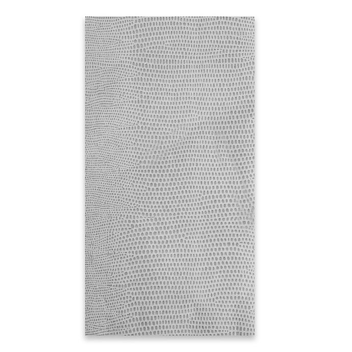 slide 1 of 1, Caspari Lizard Print Paper Guest Towels - Grey, 12 ct