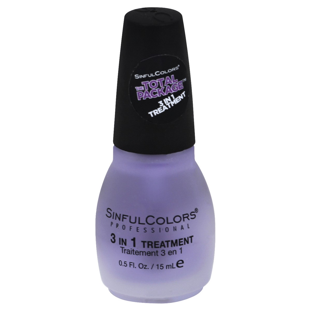 slide 3 of 3, Sinful Colors The Total Package 3-in-1 Top Coat, 0.5 oz