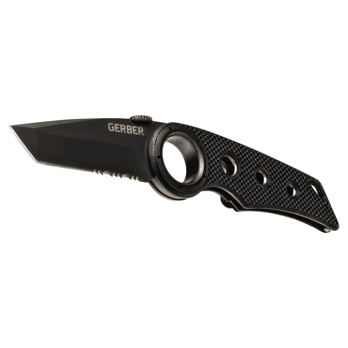 slide 1 of 1, Gerber Remix Tactical Folding Clip Knife - Black, 7.86 in