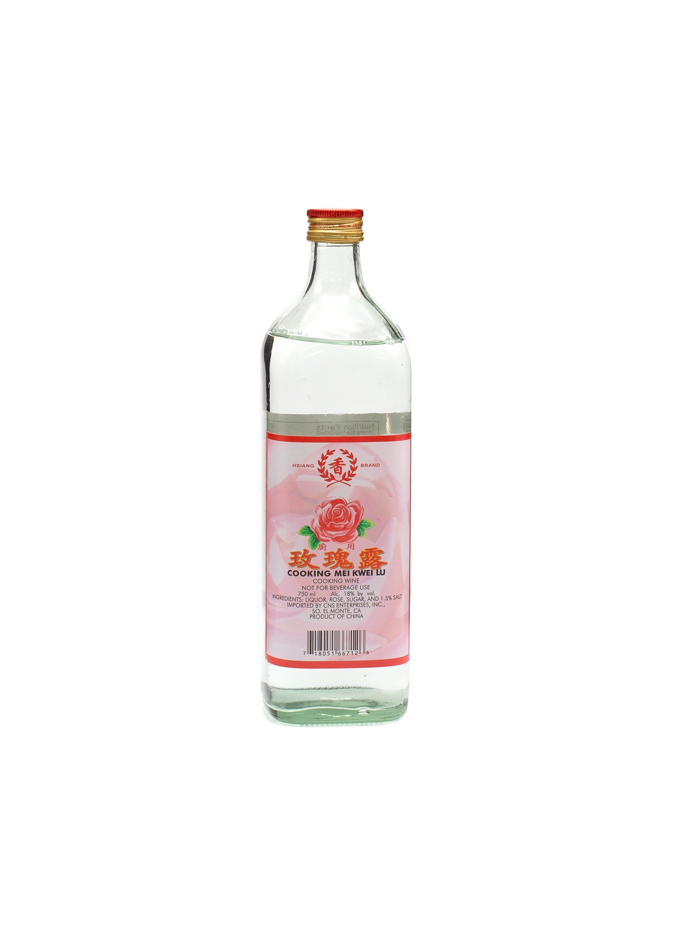 slide 1 of 1, Hsiang Cooking Mei Kwei Lu 18%, 750 ml