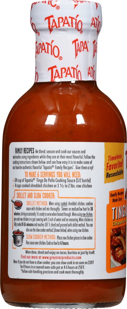 slide 10 of 12, Tapatio Tinga de Pollo Cooking Sauce 13 oz, 13 oz