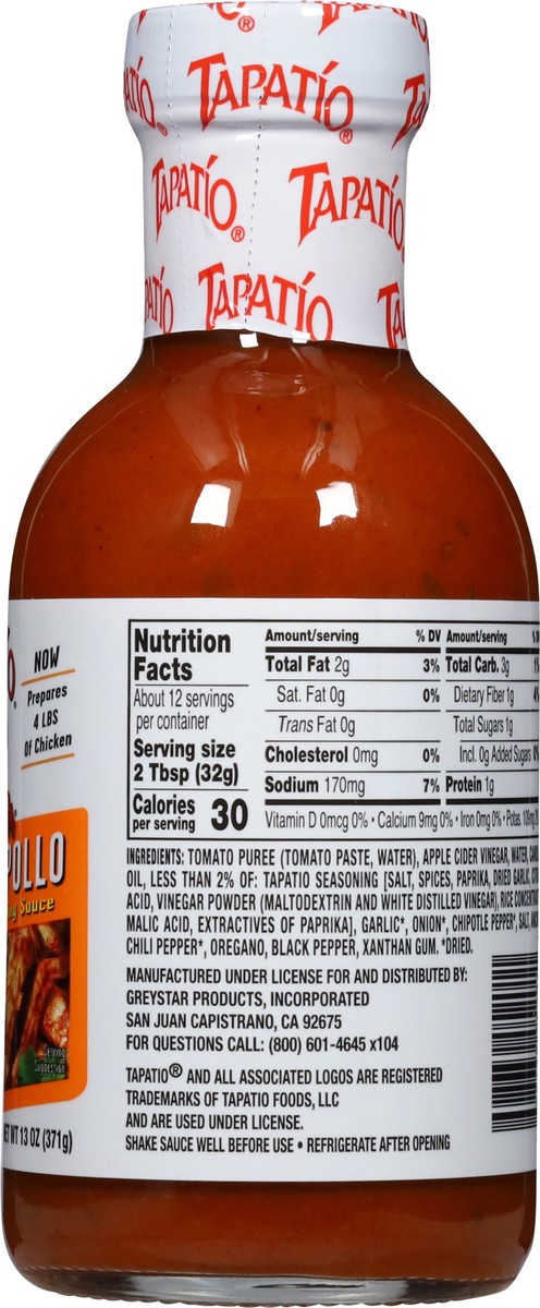 slide 8 of 12, Tapatio Tinga de Pollo Cooking Sauce 13 oz, 13 oz