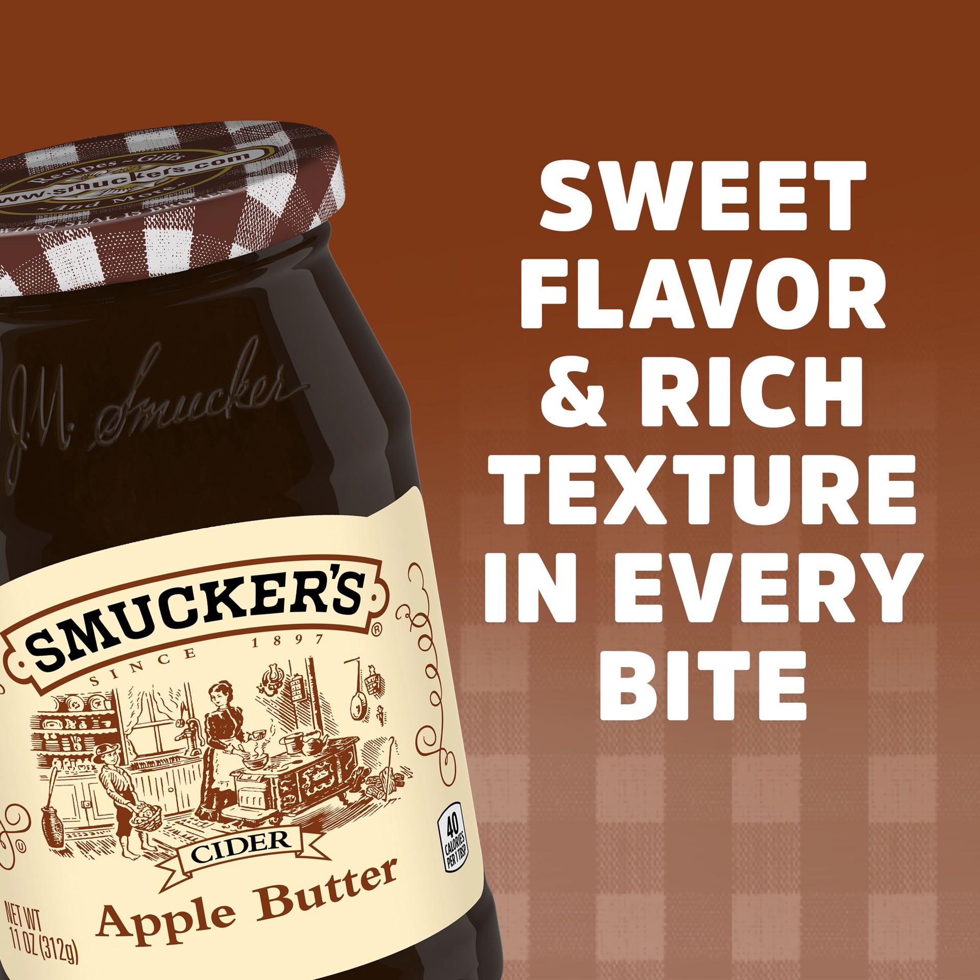 slide 3 of 6, Smucker's Apple Butter 11 oz, 11 oz