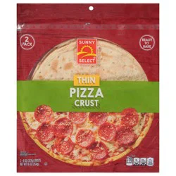 Sunny Select Thin Pizza Crust 2 - 8 oz Crusts