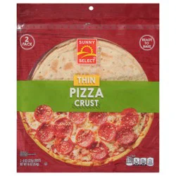 Sunny Select Thin Pizza Crust - 2 x 8 oz Crusts