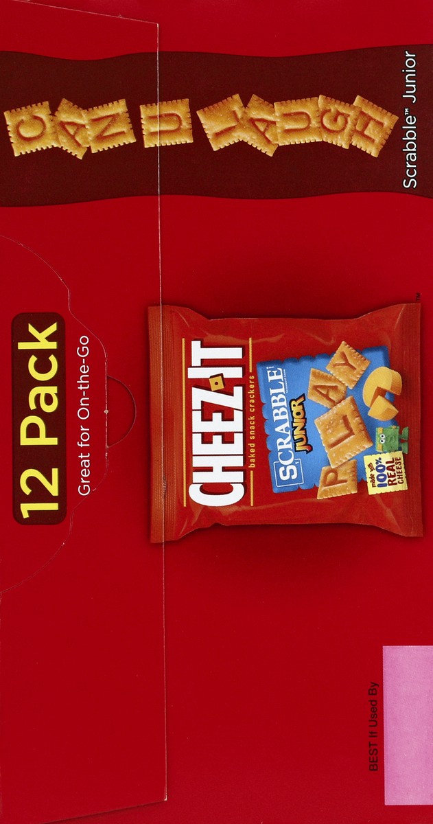 slide 3 of 7, Cheez-It Baked Snack Crackers 12 ea, 12 ct