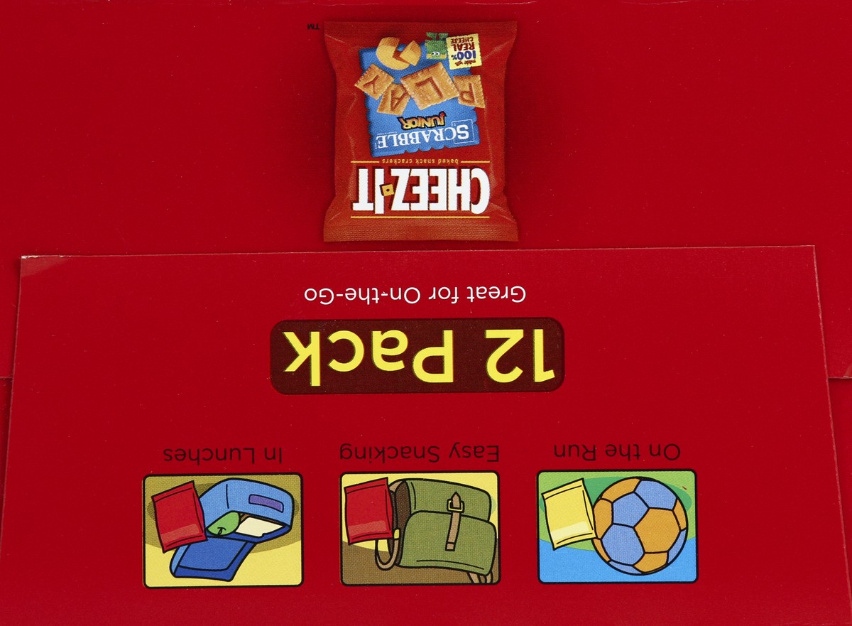 slide 4 of 7, Cheez-It Baked Snack Crackers 12 ea, 12 ct