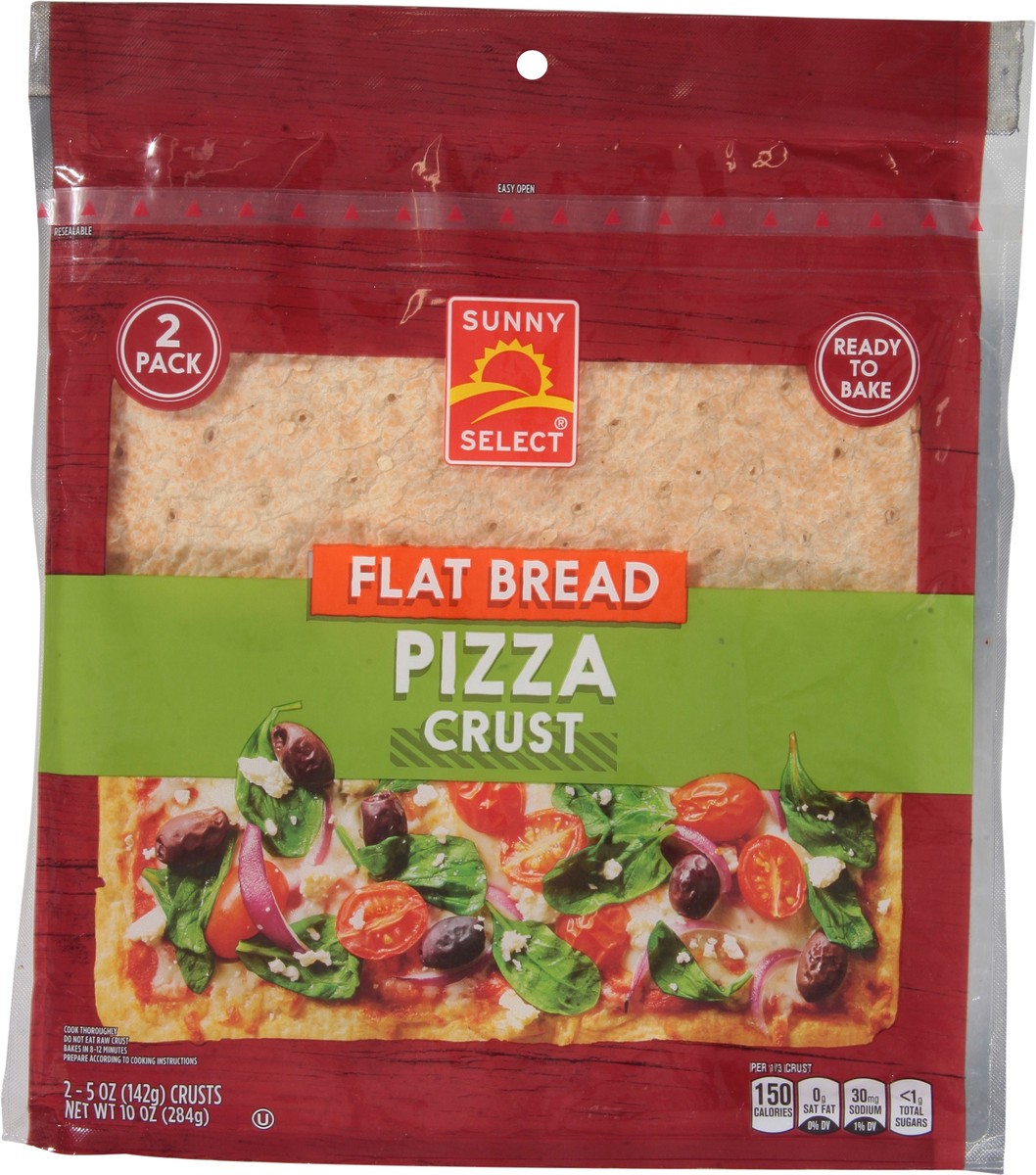 slide 12 of 12, Sunny Select Flatbread Pizza Crust 2 - 5 oz Crusts, 2 ct