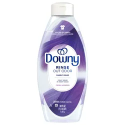 Downy Rinse Laundry Odor Remover, Fresh Lavender Scent, 48 FL OZ, Fabric Softener and Laundry Odor Removal Rinse