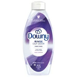 Downy Rinse Laundry Odor Remover, Fresh Lavender Scent, 48 FL OZ, Fabric Softener and Laundry Odor Removal Rinse