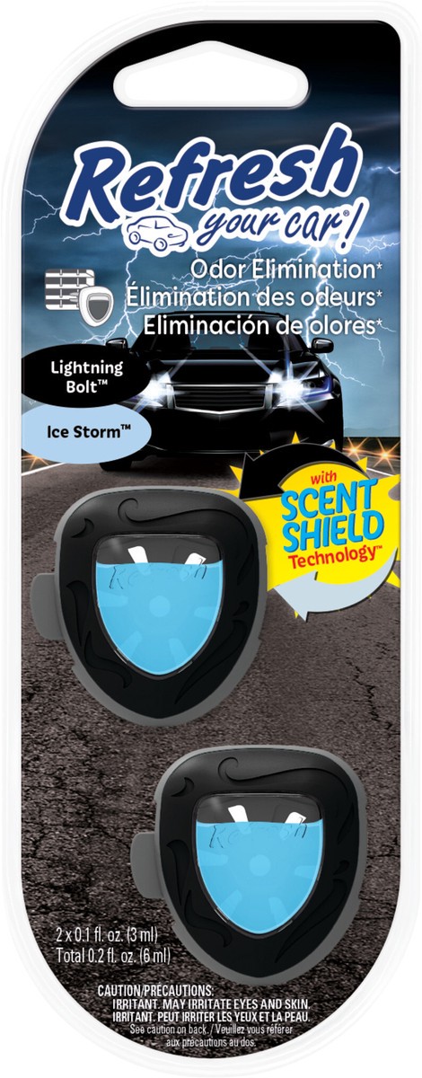 slide 2 of 3, Refresh Your Car! RYC MD 2pk Lightning Bolt/Ice Storm, 2 ct