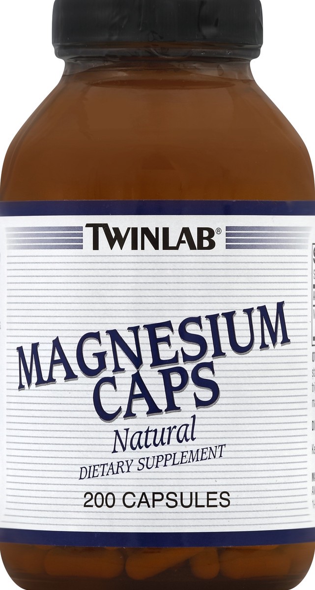 slide 2 of 2, Twinlab Magnesium Caps 200 ea, 200 ct