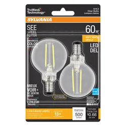 Sylvania TruWave 60 Watt Soft White Clear LED Light Bulbs