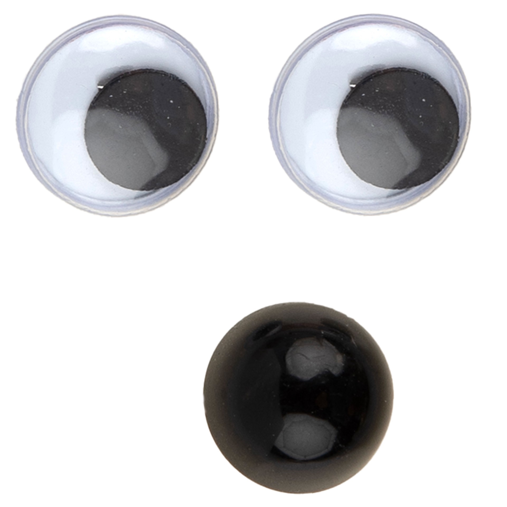 slide 3 of 3, Blumenthal Lansing Flair Originals 1/2" Eyes & Nose Shank Buttons, 3ct., 3 ct