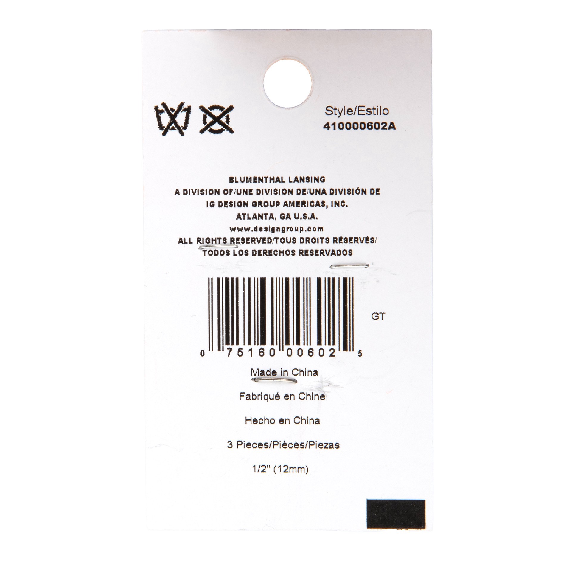 slide 2 of 3, Blumenthal Lansing Flair Originals 1/2" Eyes & Nose Shank Buttons, 3ct., 3 ct