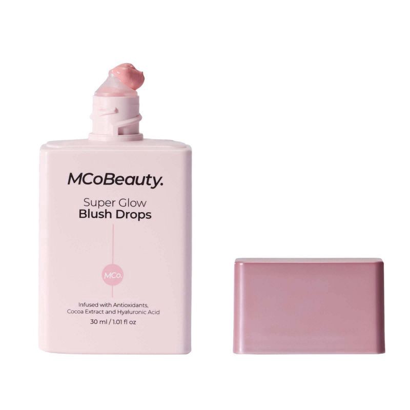 slide 6 of 9, MCoBeauty Super Glow Blush Drops - Blush Pink - 1.01oz, 1.01 oz