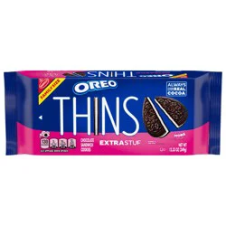OREO Thins Extra Stuf Chocolate Sandwich Cookies, Family Size- 12.33 oz
