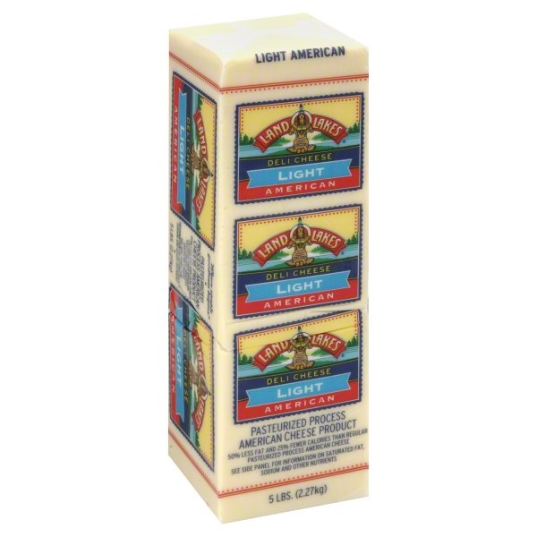 slide 1 of 1, Land O'Lakes Light American Deli Cheese, 100 ct