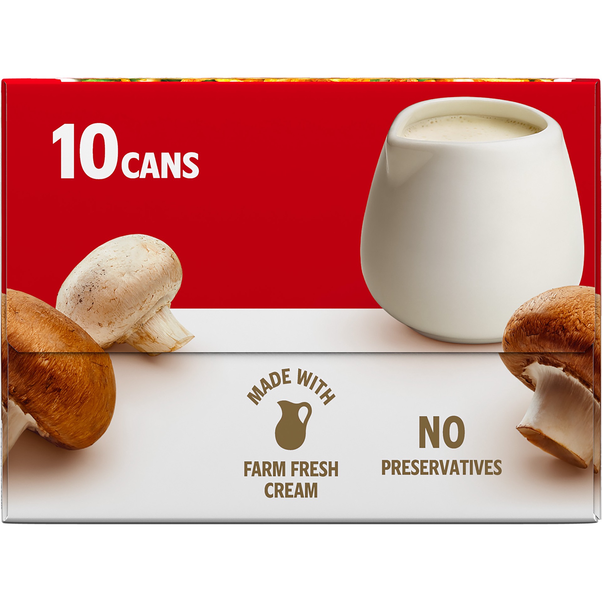 slide 5 of 10, Campbell's Cream of Mushroom Soup, 105 oz