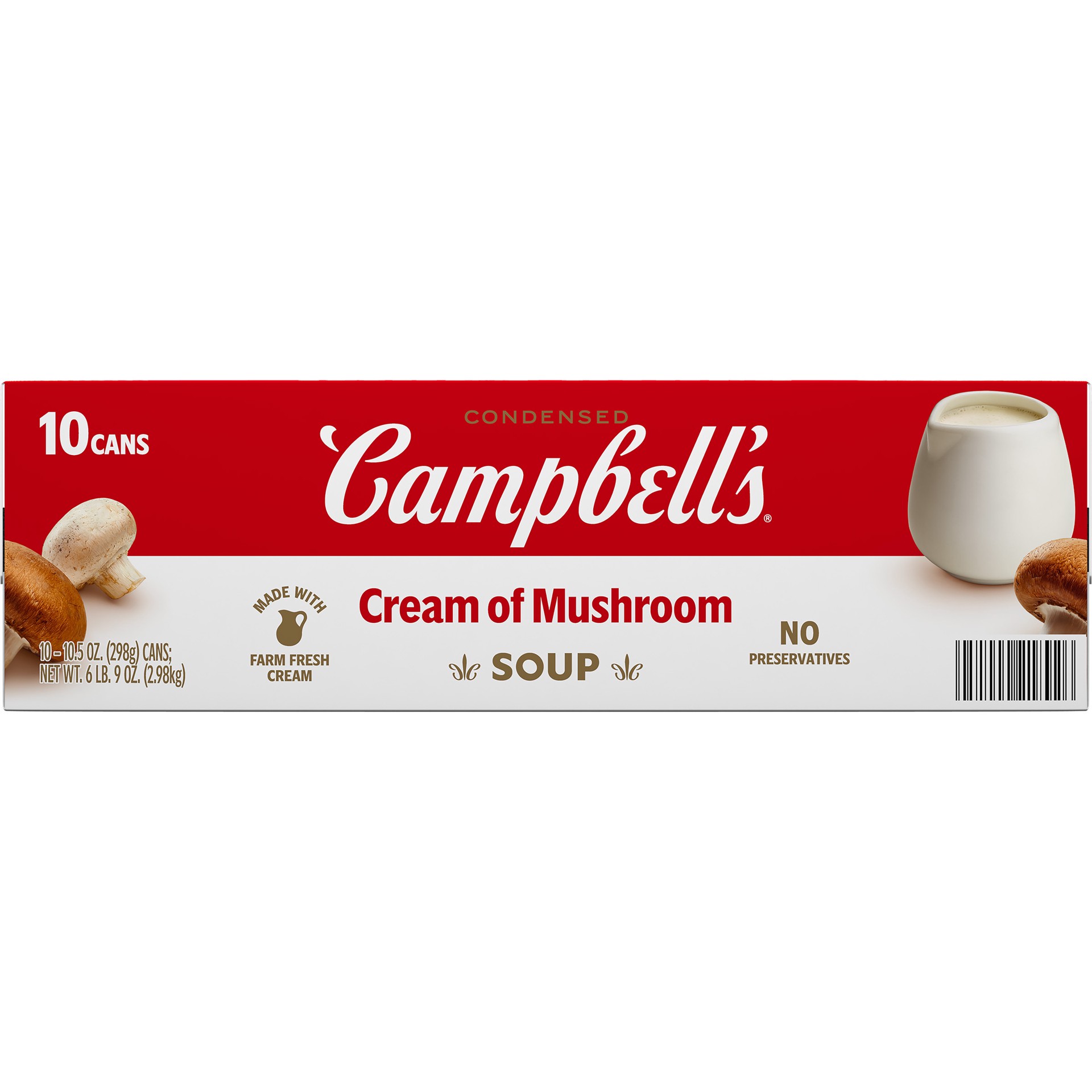 slide 6 of 10, Campbell's Cream of Mushroom Soup, 105 oz