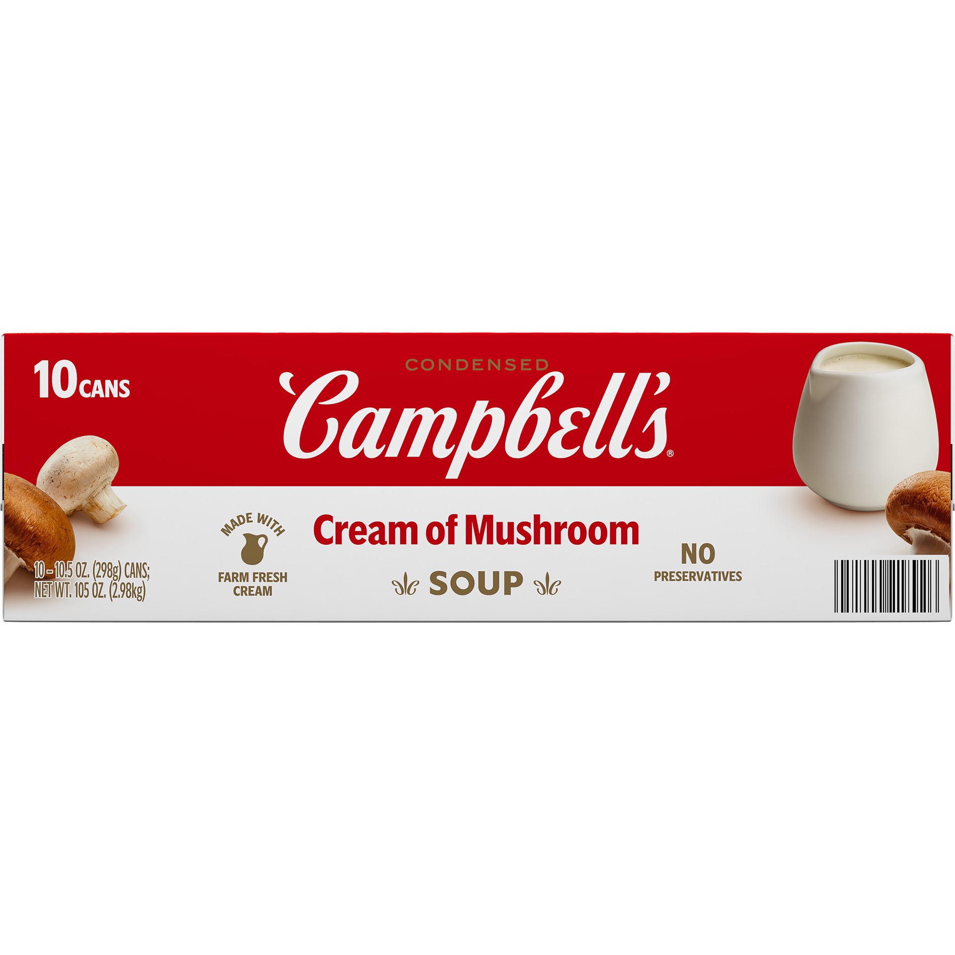 slide 9 of 10, Campbell's Cream of Mushroom Soup, 105 oz