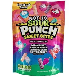 Sour Punch Sweet Bites Chewy Candy Assorted Resealable Bag - 9 oz