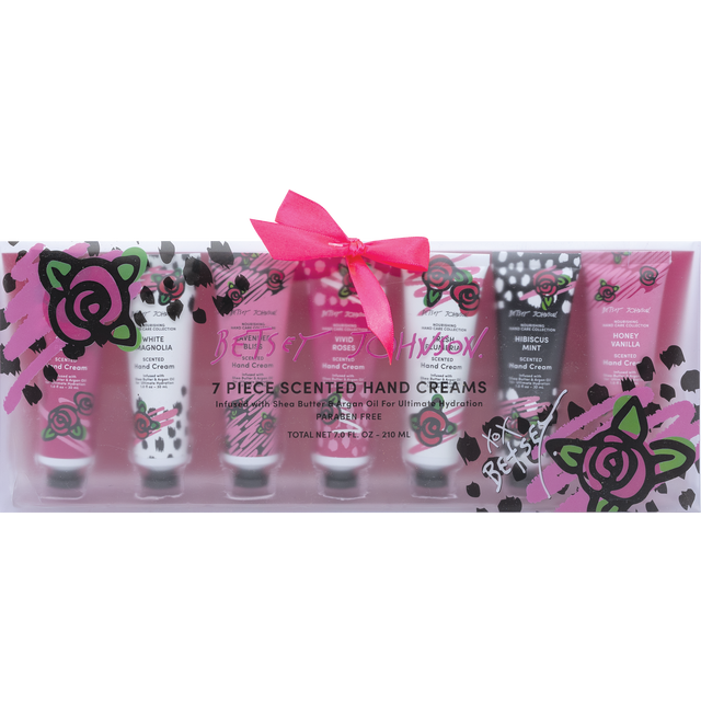 slide 1 of 1, Betsey Johnson Hand Cream Set, 7 Ct, 1 ct