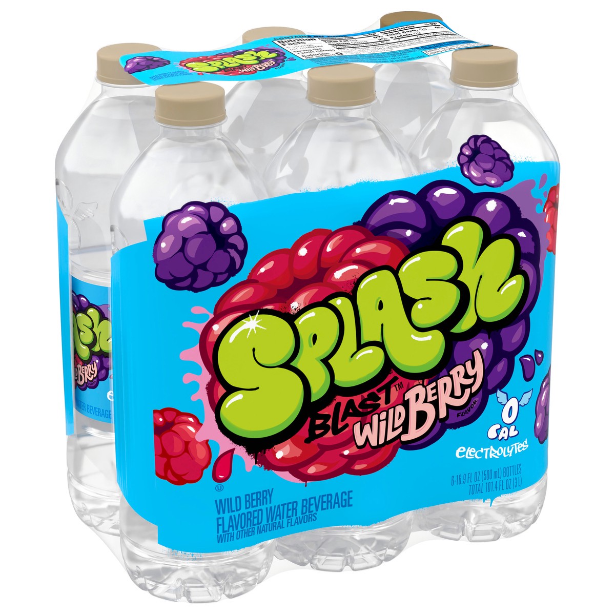 slide 8 of 8, Nestlé Splash Wild Berry Flavored Water, 