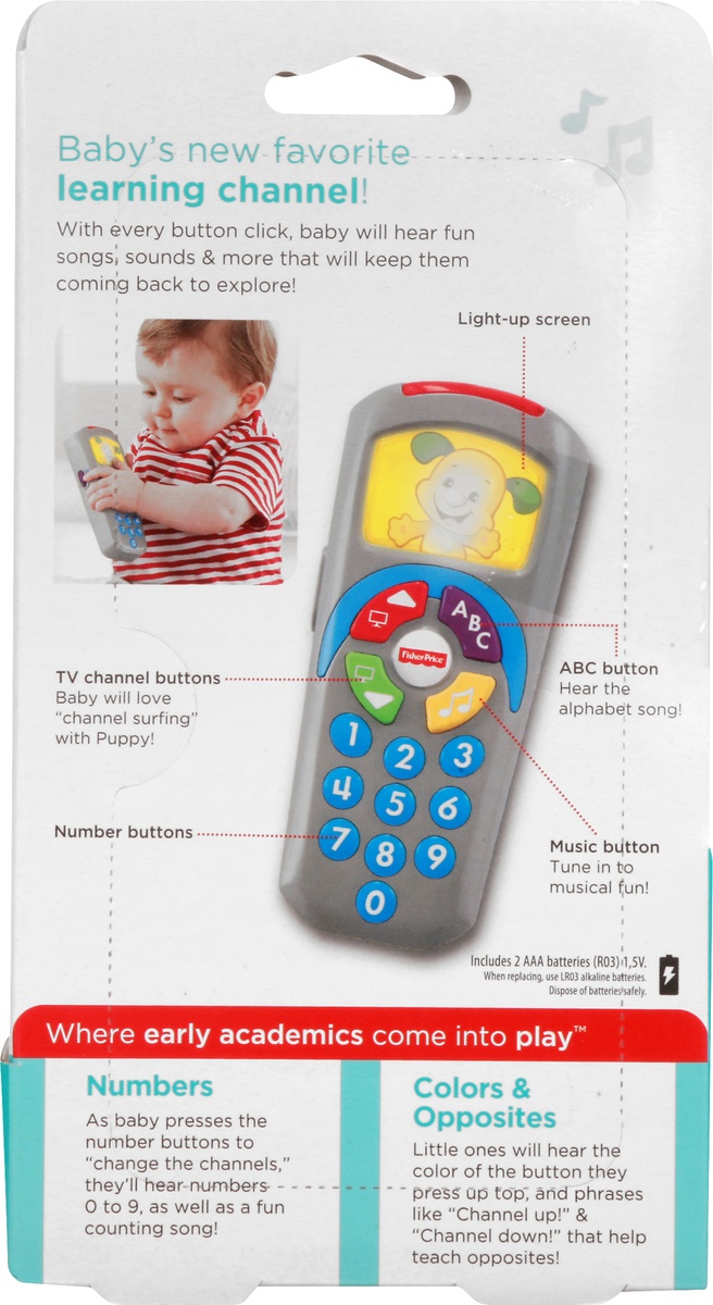 slide 8 of 8, Fisher-Price Laugh & Learn Click'n Learn Remote, 1 ct